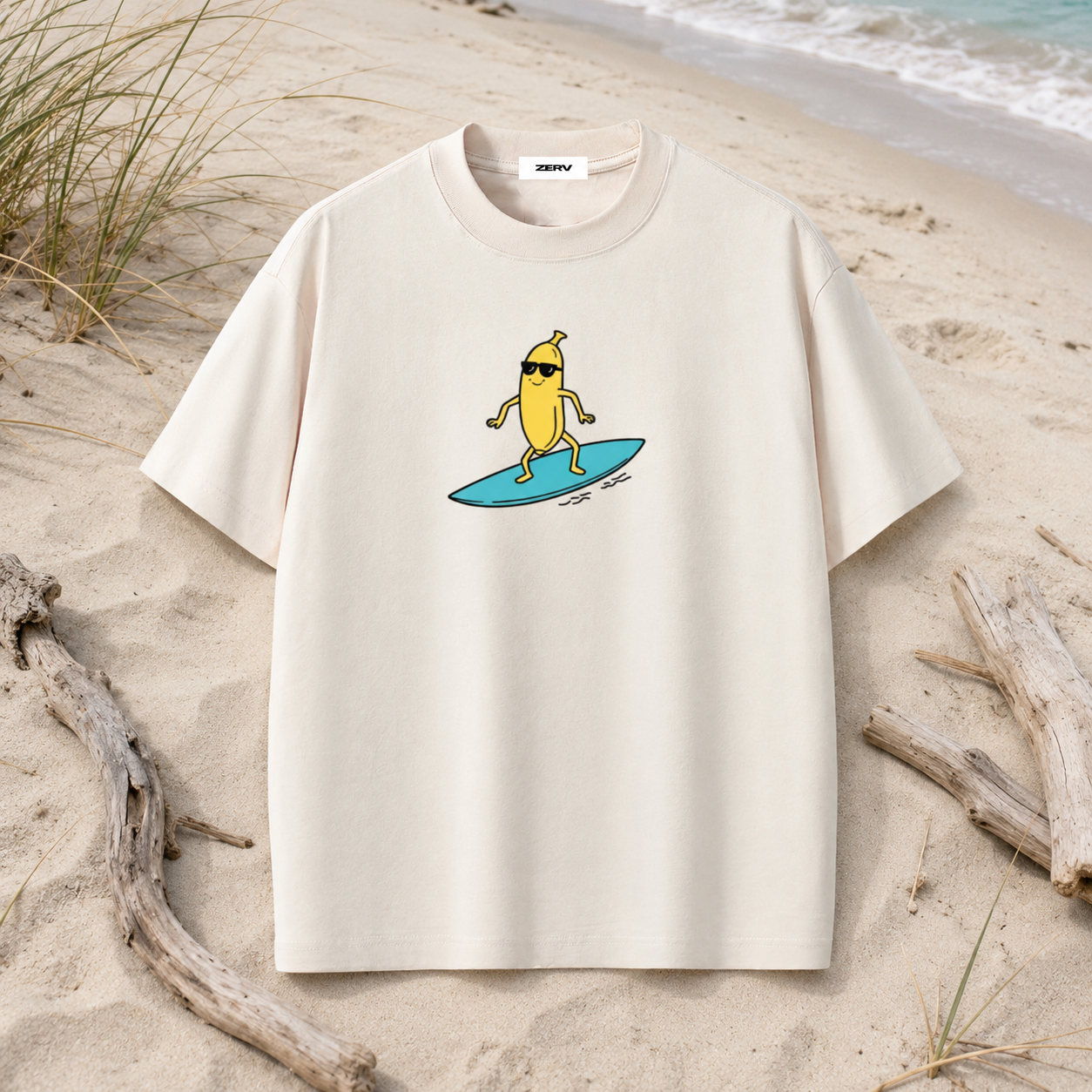 Surfing Nan Heavyweight Surf Tee