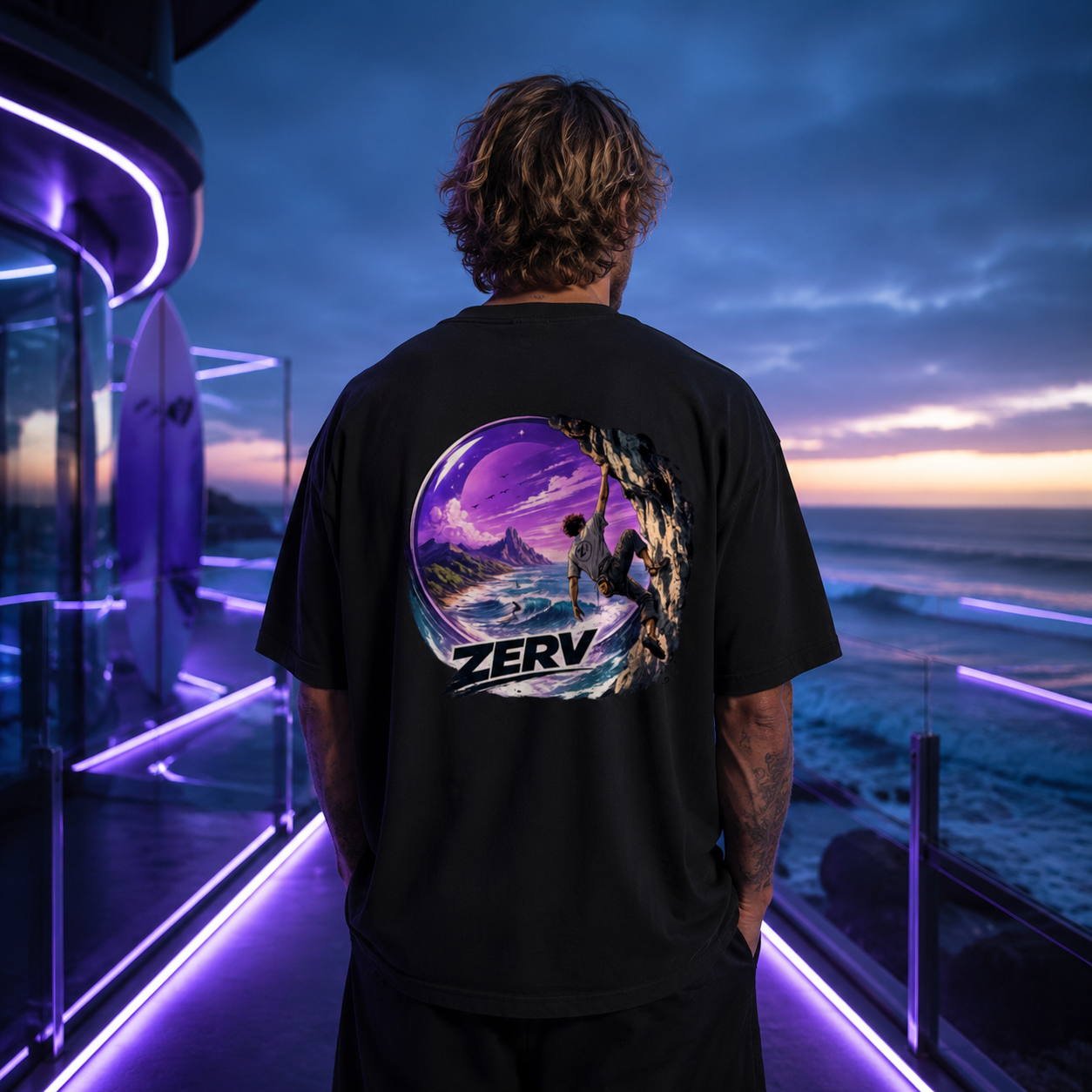Visions Beyond the Break Heavyweight Surf Tee