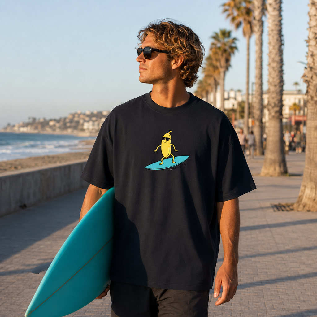 Surfing Nan Heavyweight Surf Tee