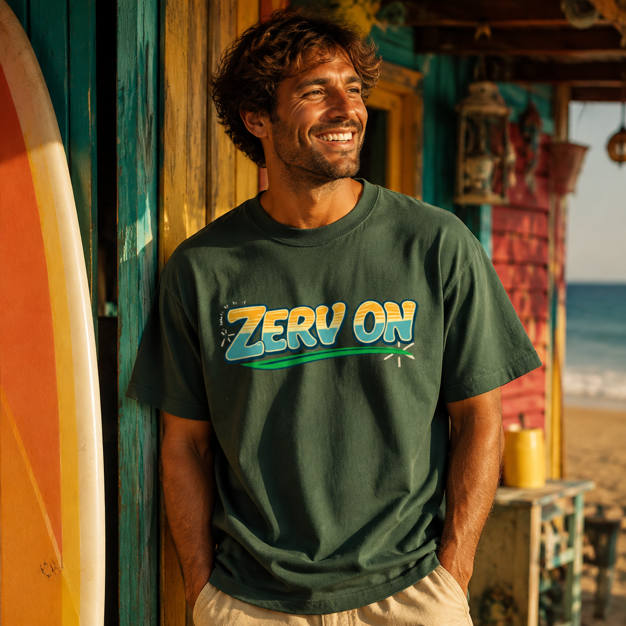 ZERV ON Heavyweight Surf Tee