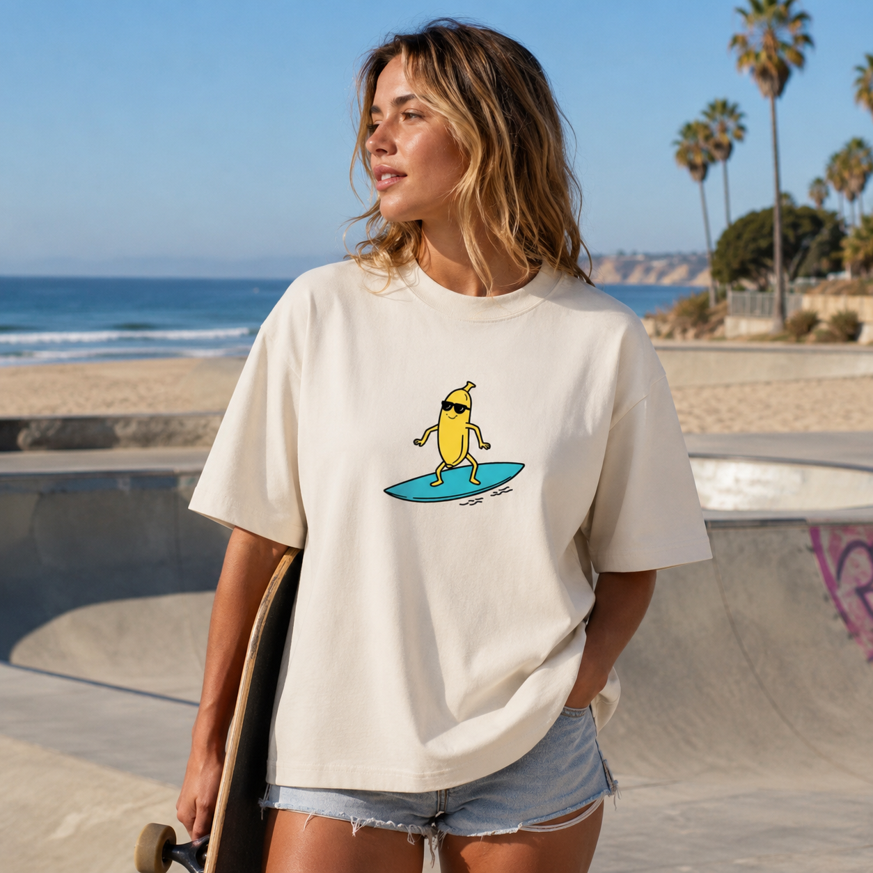 Surfing Nan Heavyweight Surf Tee