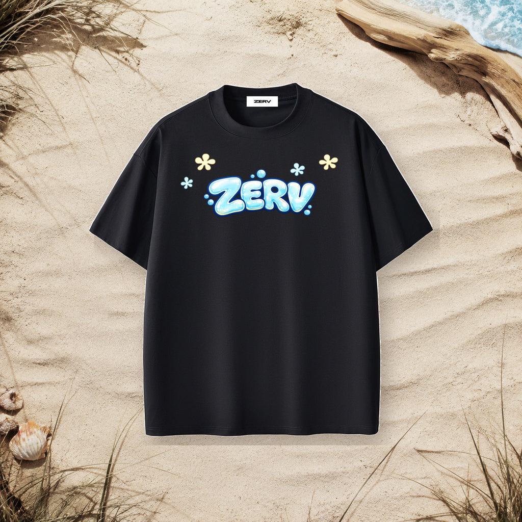 ZERV Bubble Logo Heavyweight Surf Tee