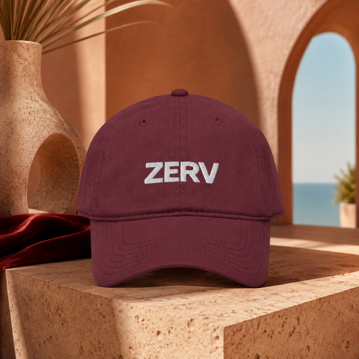 ZERV Original White Classic Dad Hat