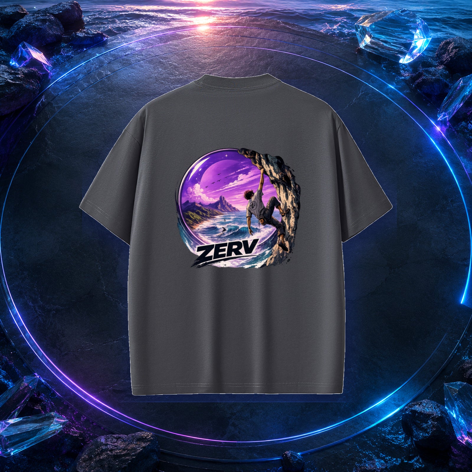 Visions Beyond the Break Heavyweight Surf Tee