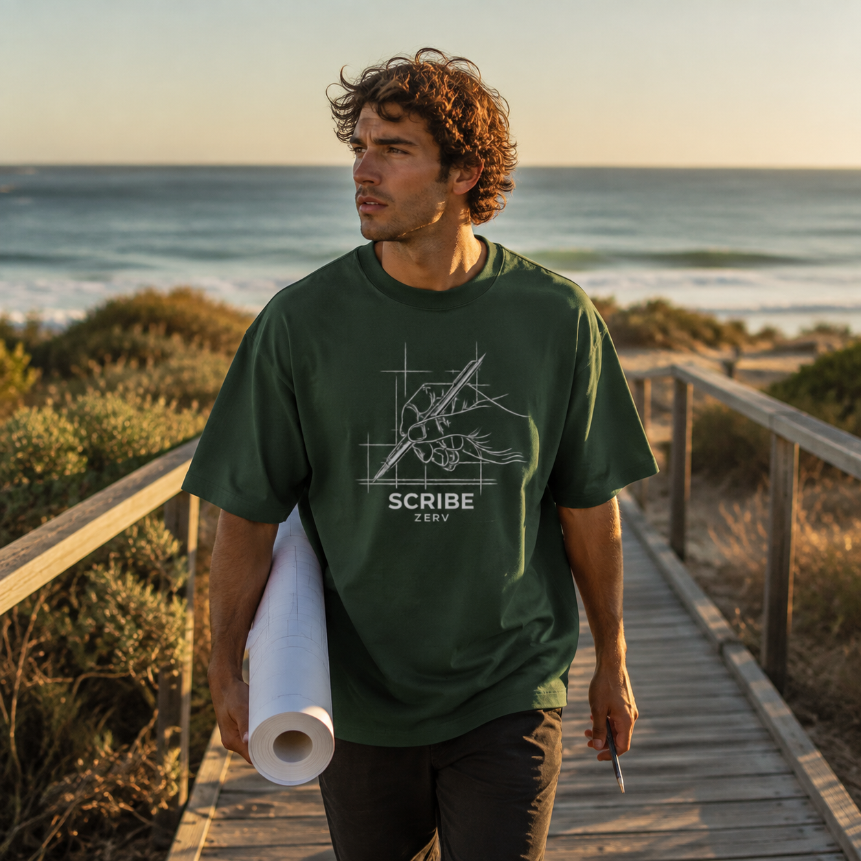 ZERV Scribe Heavyweight Surf Tee