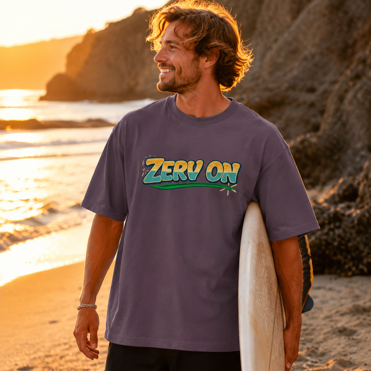 ZERV ON Heavyweight Surf Tee