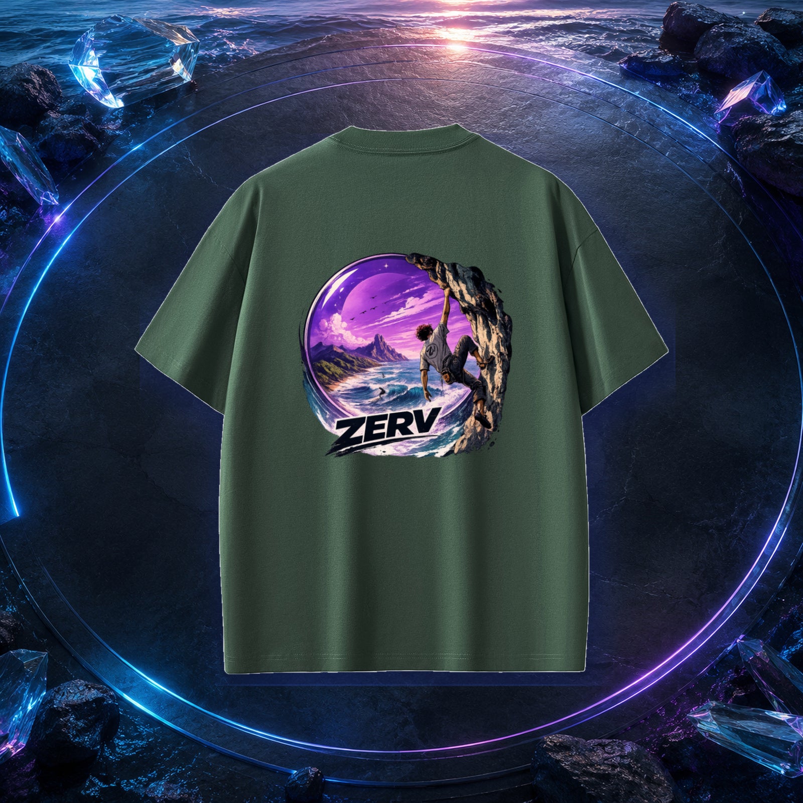 Visions Beyond the Break Heavyweight Surf Tee