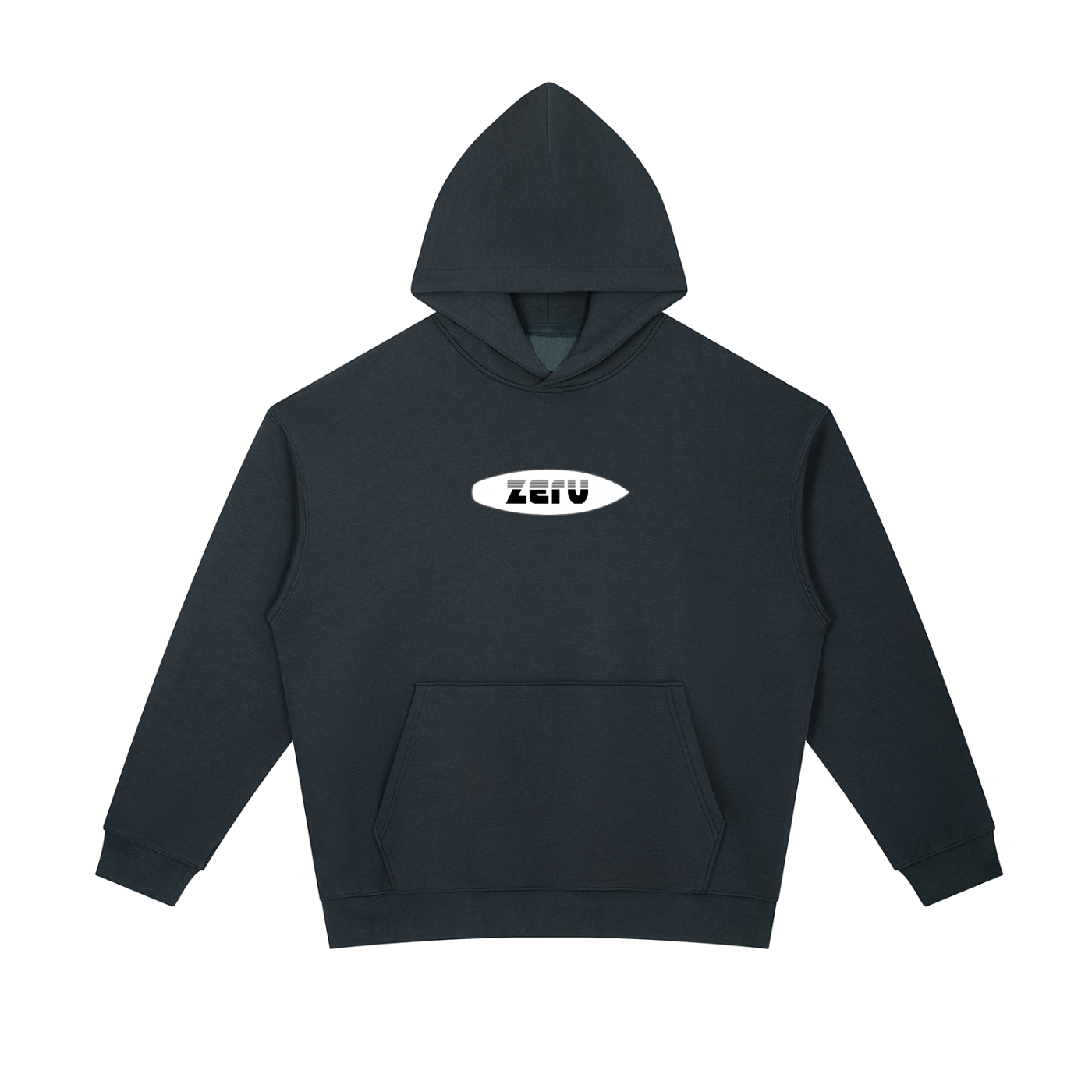 Simple White Board Logo Heavyweight Hoodie