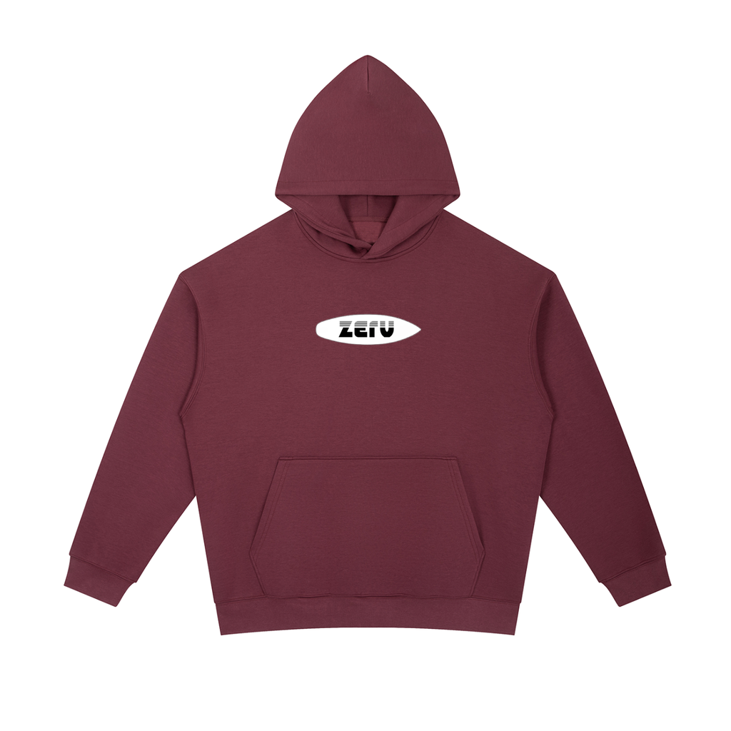 Simple White Board Logo Heavyweight Hoodie