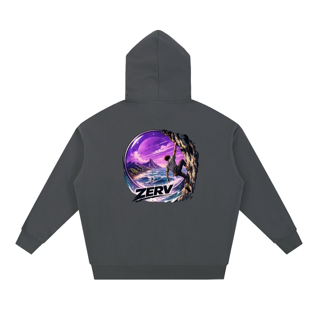 Visions Beyond the Break Heavyweight Hoodie Dark Colors