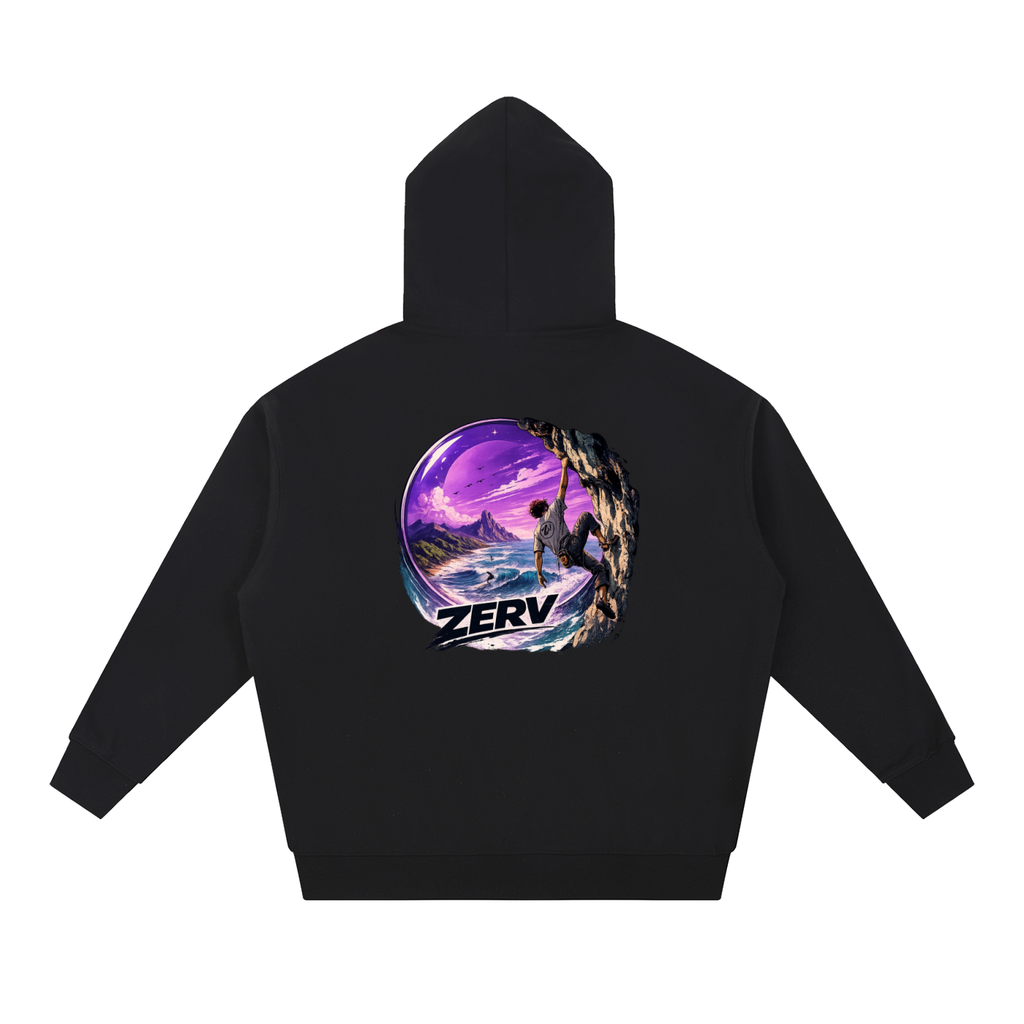 Visions Beyond the Break Heavyweight Hoodie Dark Colors
