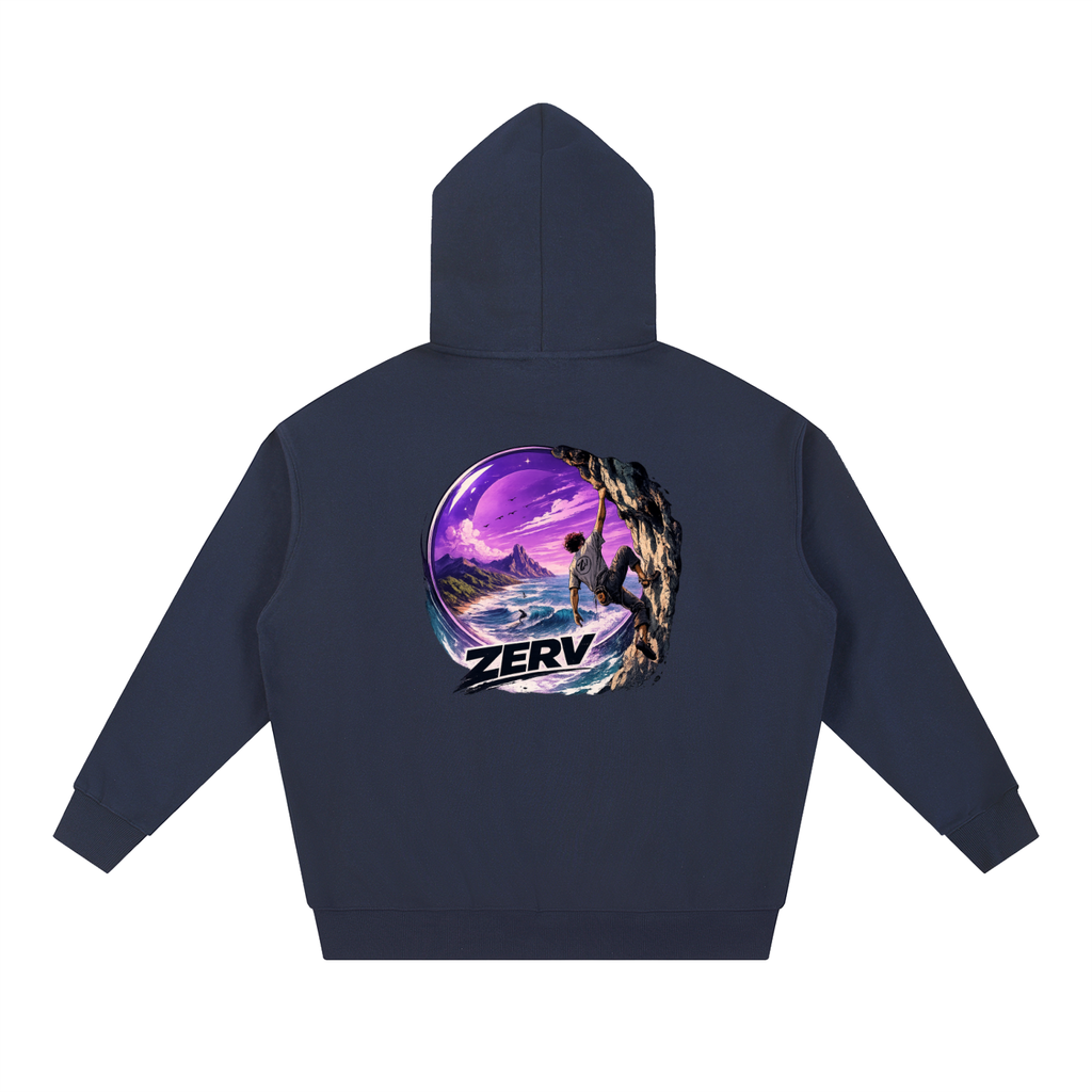 Visions Beyond the Break Heavyweight Hoodie Dark Colors