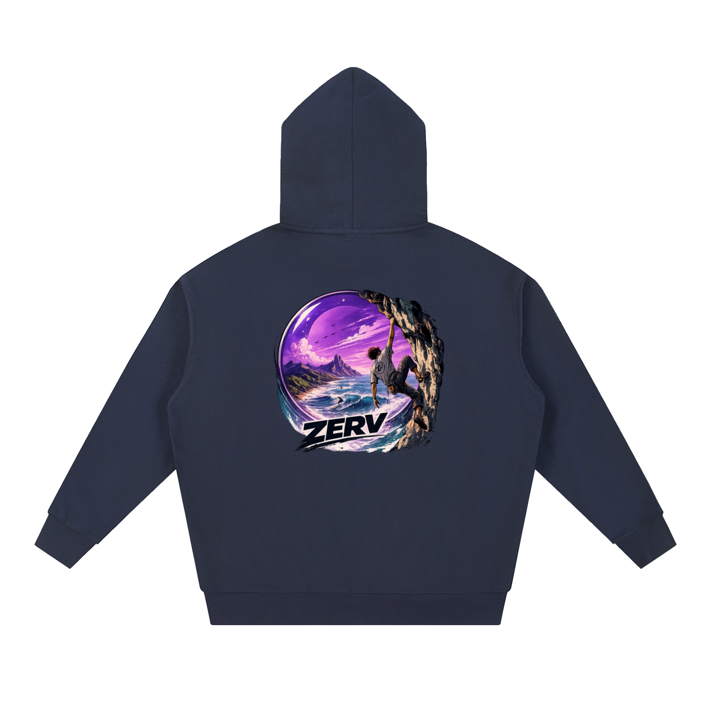 Visions Beyond the Break Heavyweight Hoodie Dark Colors