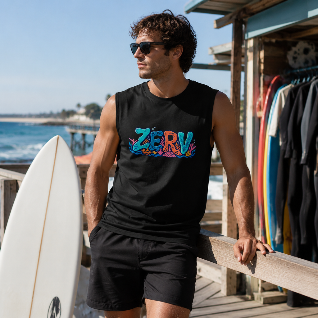 ZERV Coral Reef Athletic Tank Top