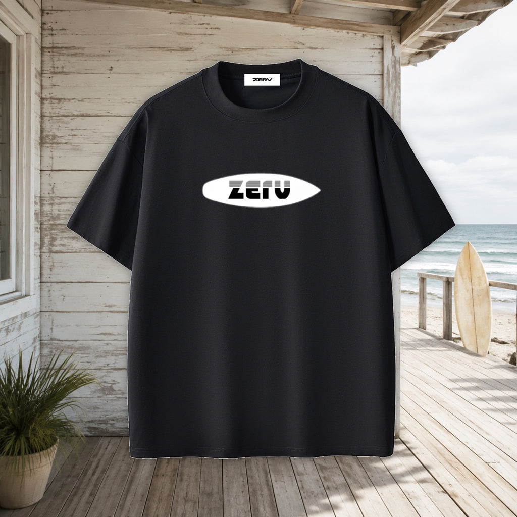 ZERV White Board Logo Everyday Tee