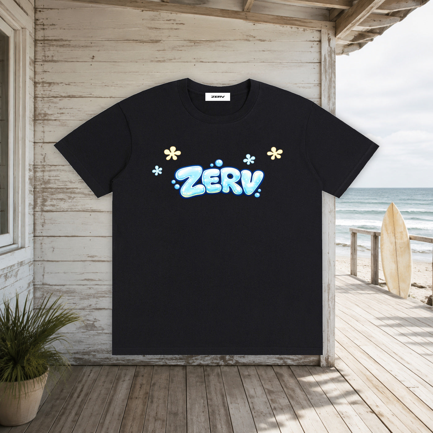 ZERV Bubble Logo Everyday Tee
