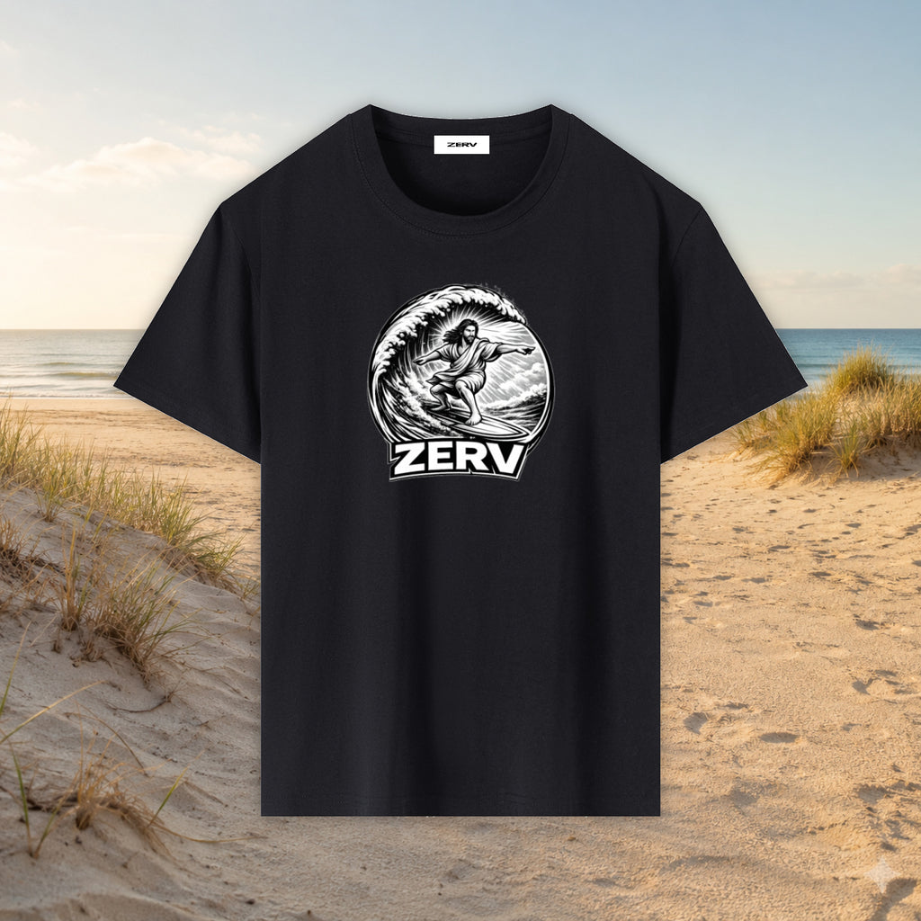 ZERV Surfing Jesus Everyday Tee