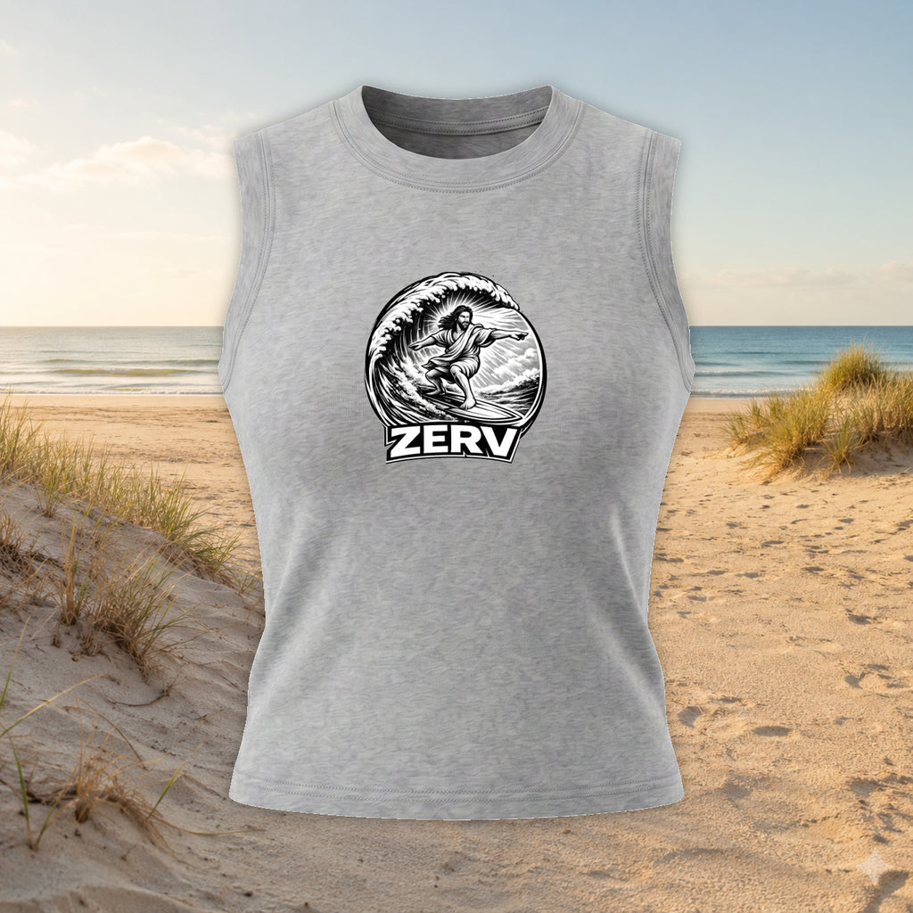 ZERV Surfing Jesus Women’s Tank Top