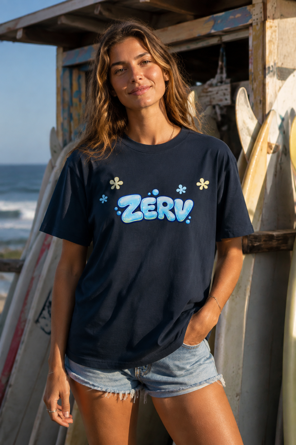 ZERV Bubble Logo Everyday Tee