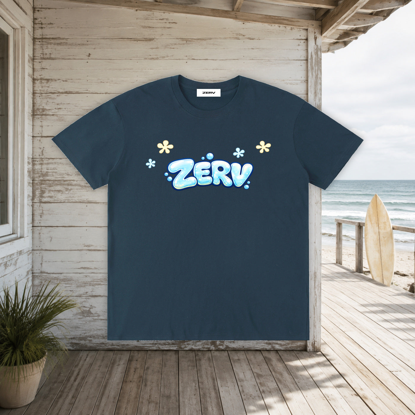 ZERV Bubble Logo Everyday Tee