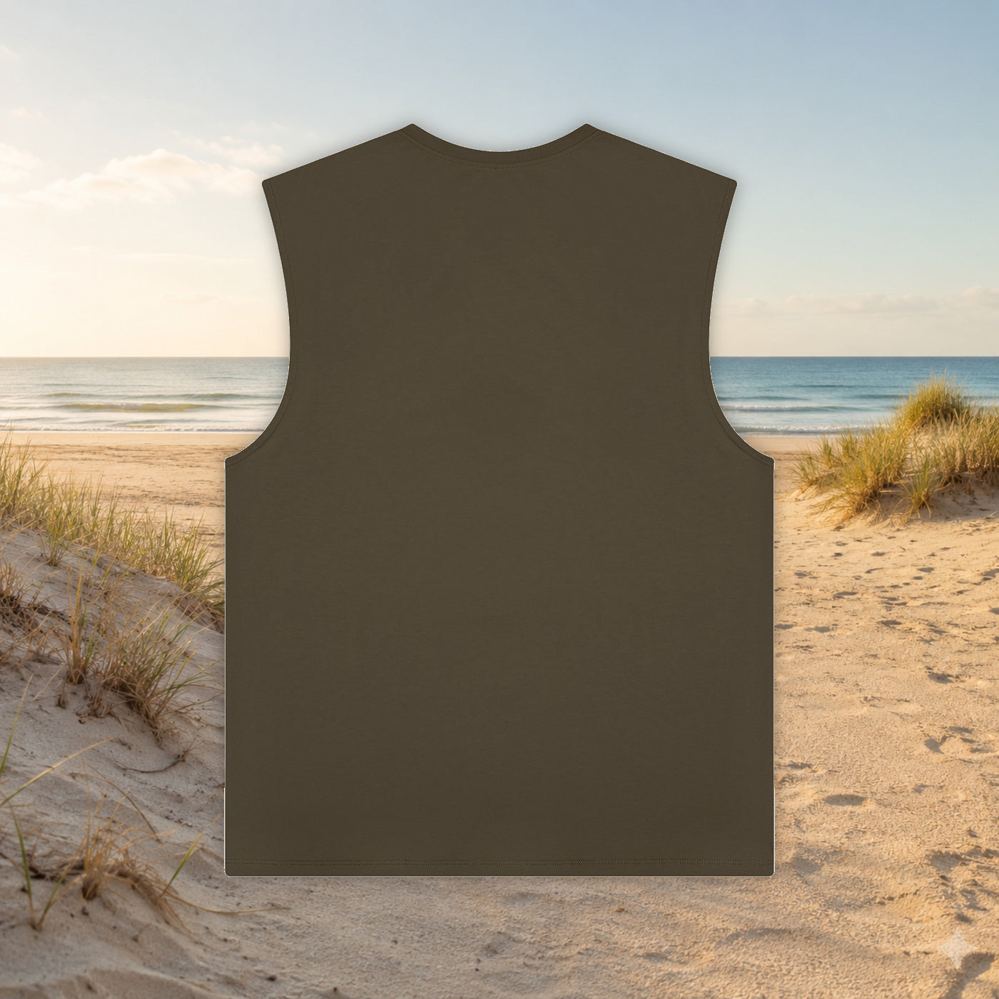 ZERV White Board Logo Athletic Tank Top