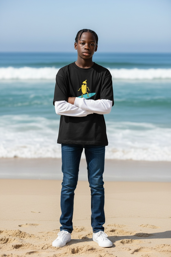 LIMITED SHREDDING NAN LAYERED TEE