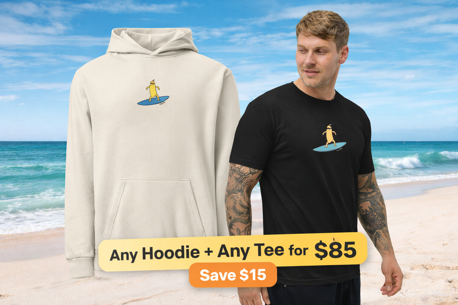 Hoodie + Tee Bundle — Save $15