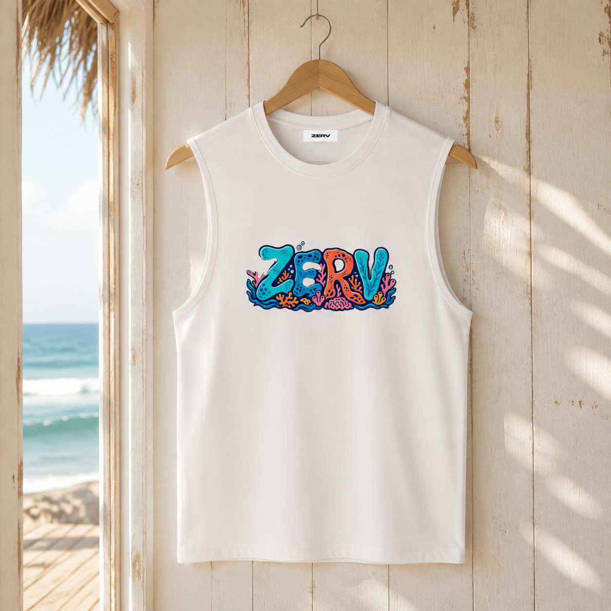 ZERV Coral Reef Athletic Tank Top