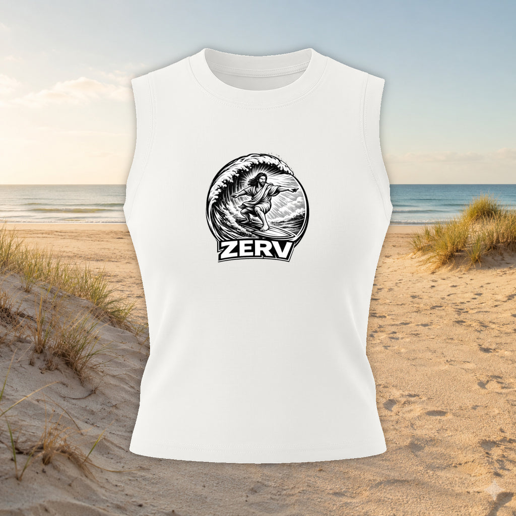 ZERV Surfing Jesus Women’s Tank Top