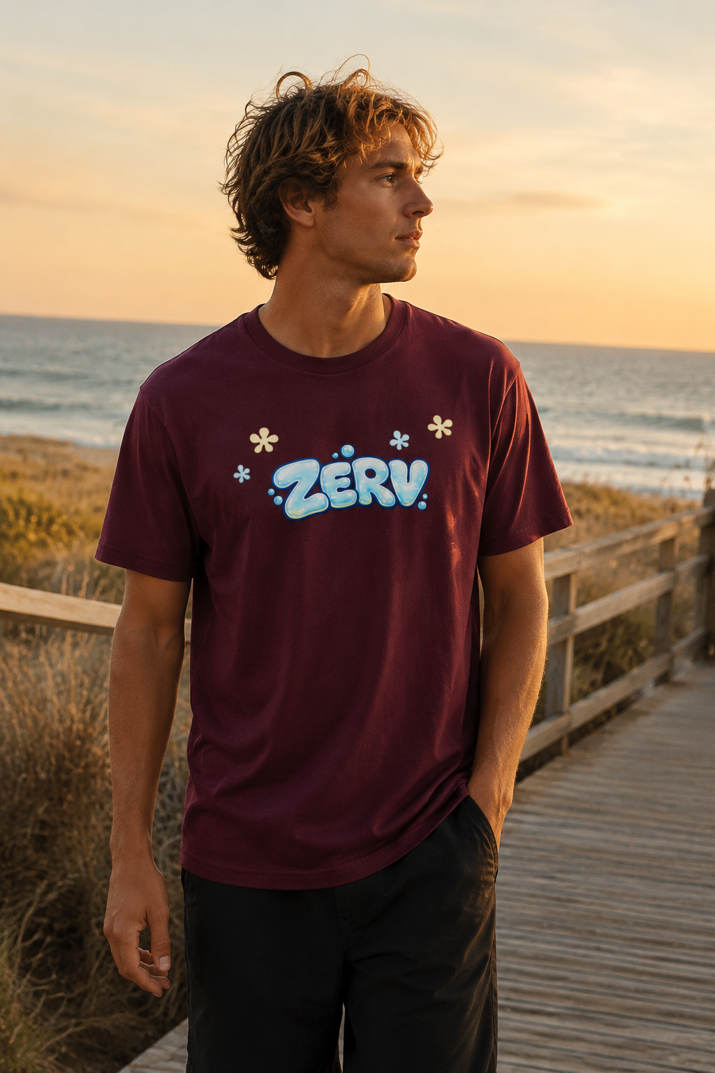 ZERV Bubble Logo Everyday Tee