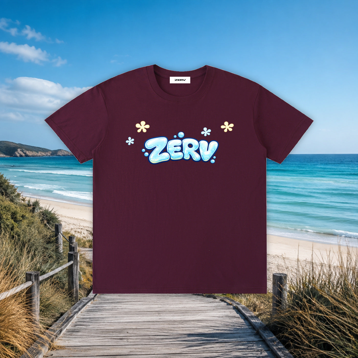 ZERV Bubble Logo Everyday Tee