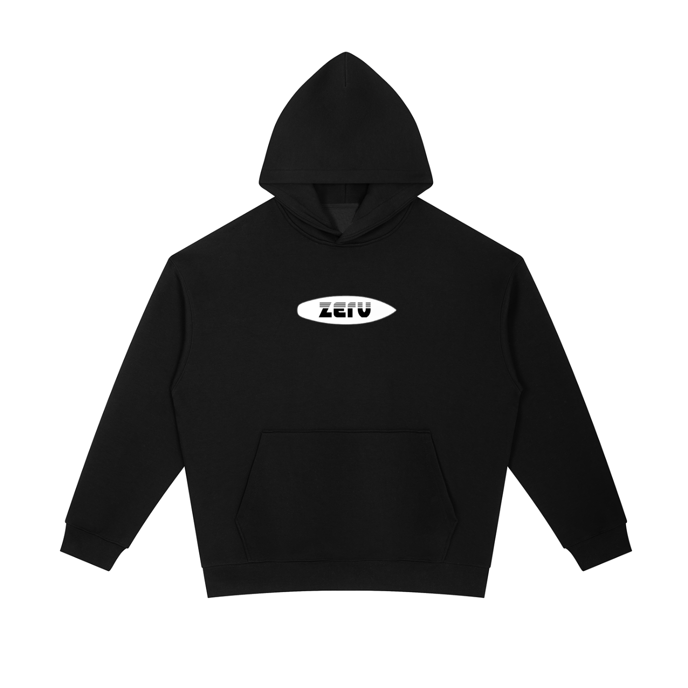 Simple White Board Logo Heavyweight Hoodie