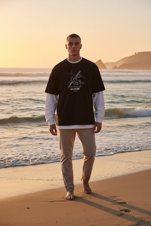 LIMITED SCRIBE LAYERED TEE