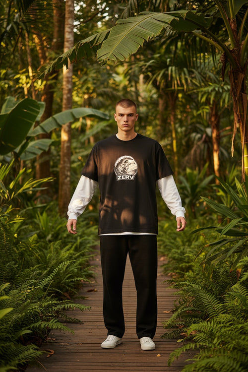 LIMITED SURFING JESUS LAYERED TEE