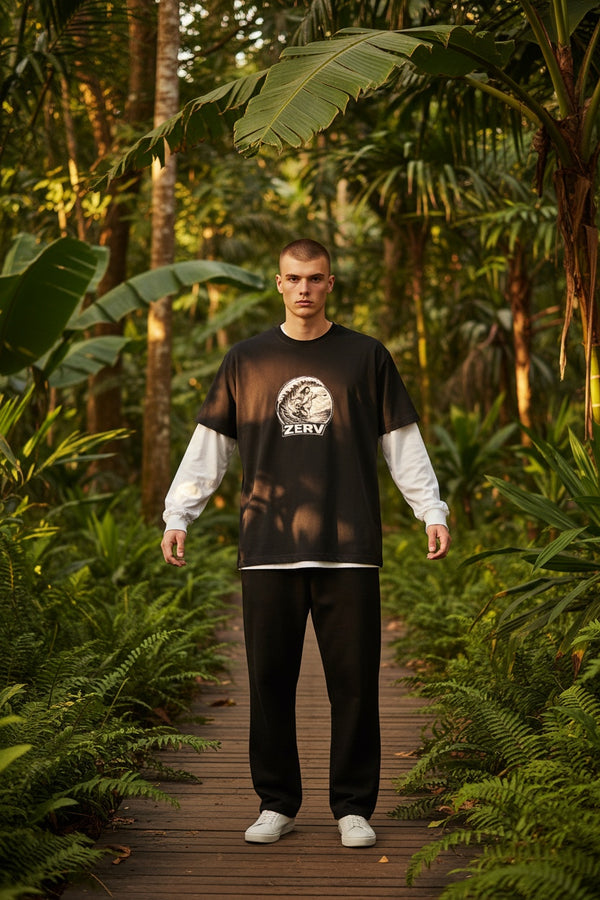 LIMITED SURFING JESUS LAYERED TEE