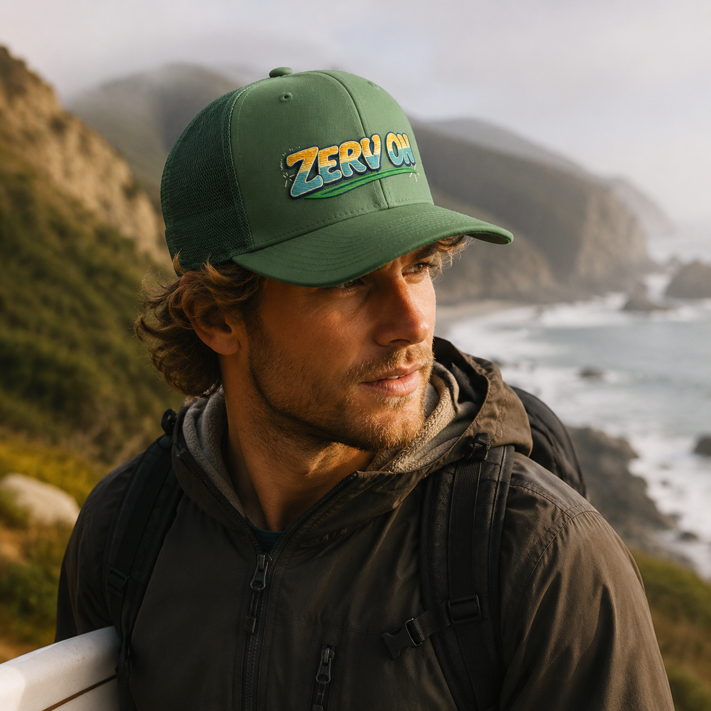 ZERV ON Sunset Trucker Hat