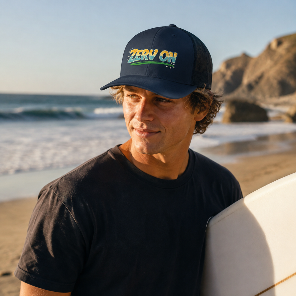 ZERV ON Sunset Trucker Hat