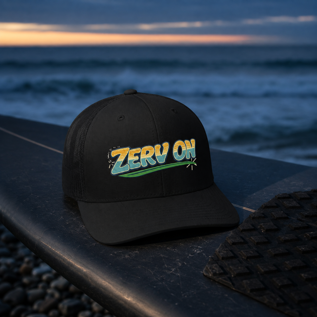 ZERV ON Sunset Trucker Hat