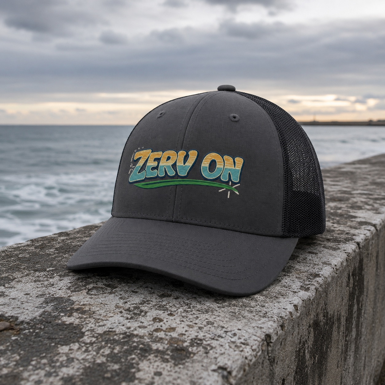 ZERV ON Sunset Trucker Hat