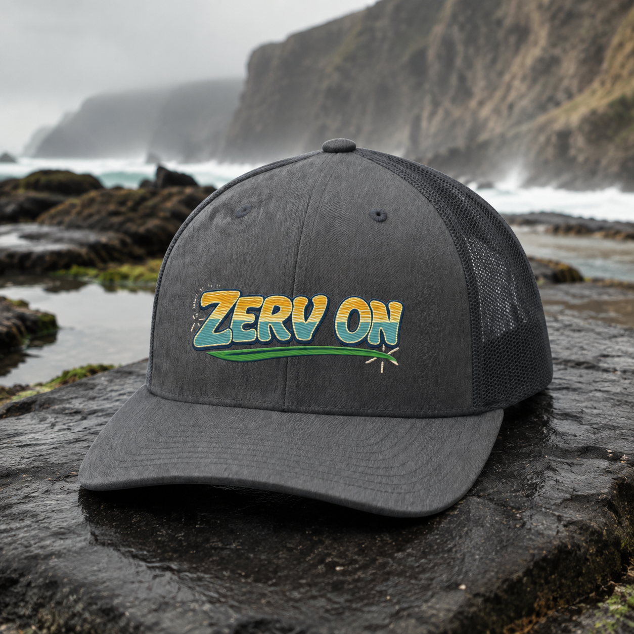 ZERV ON Sunset Trucker Hat