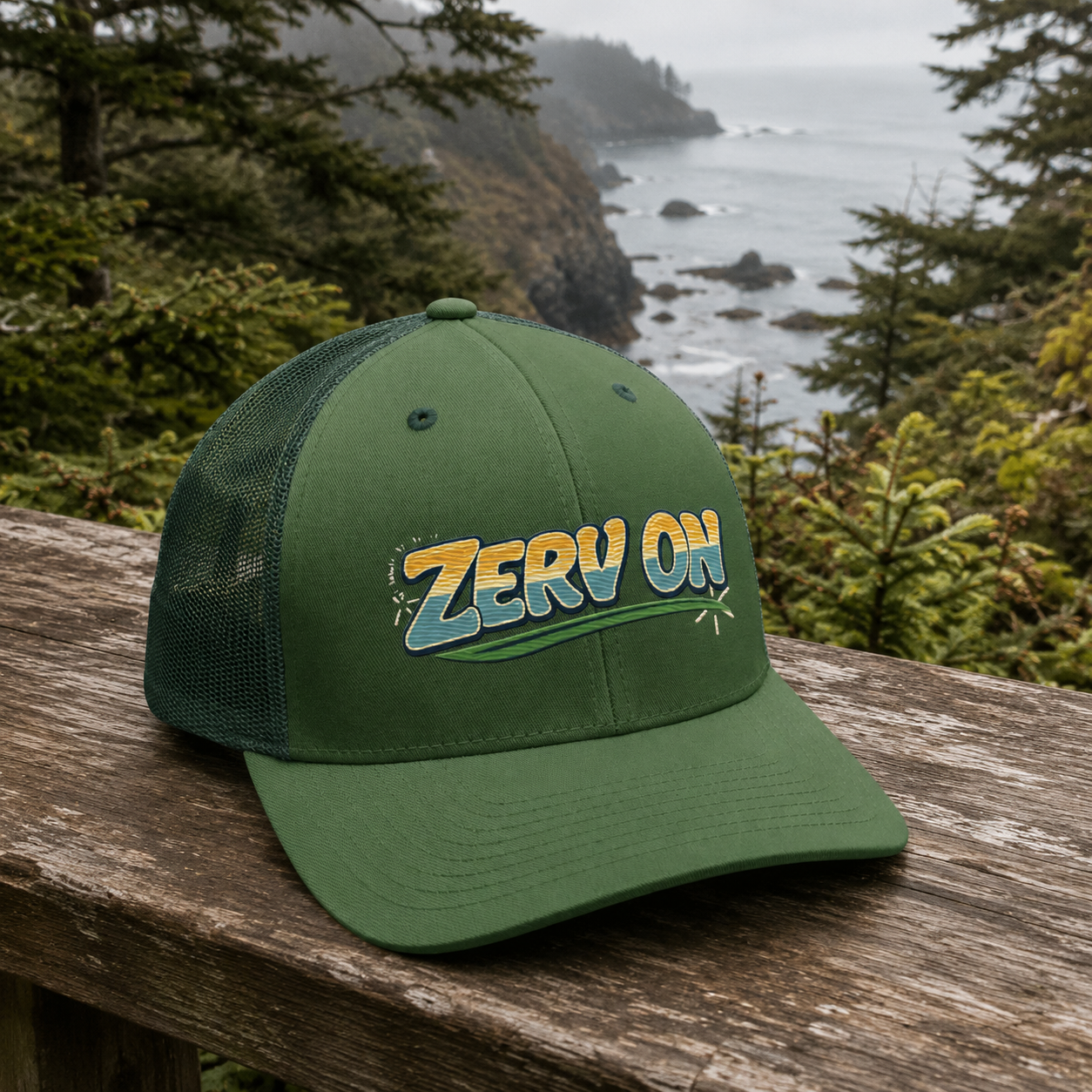 ZERV ON Sunset Trucker Hat