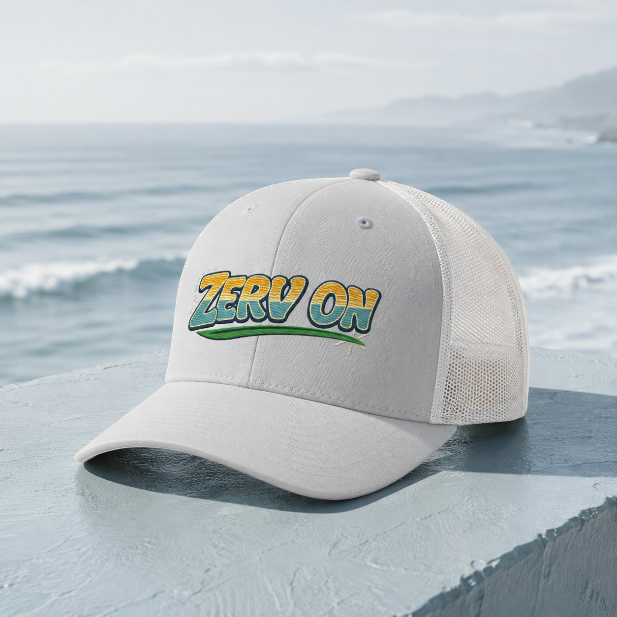 ZERV ON Sunset Trucker Hat
